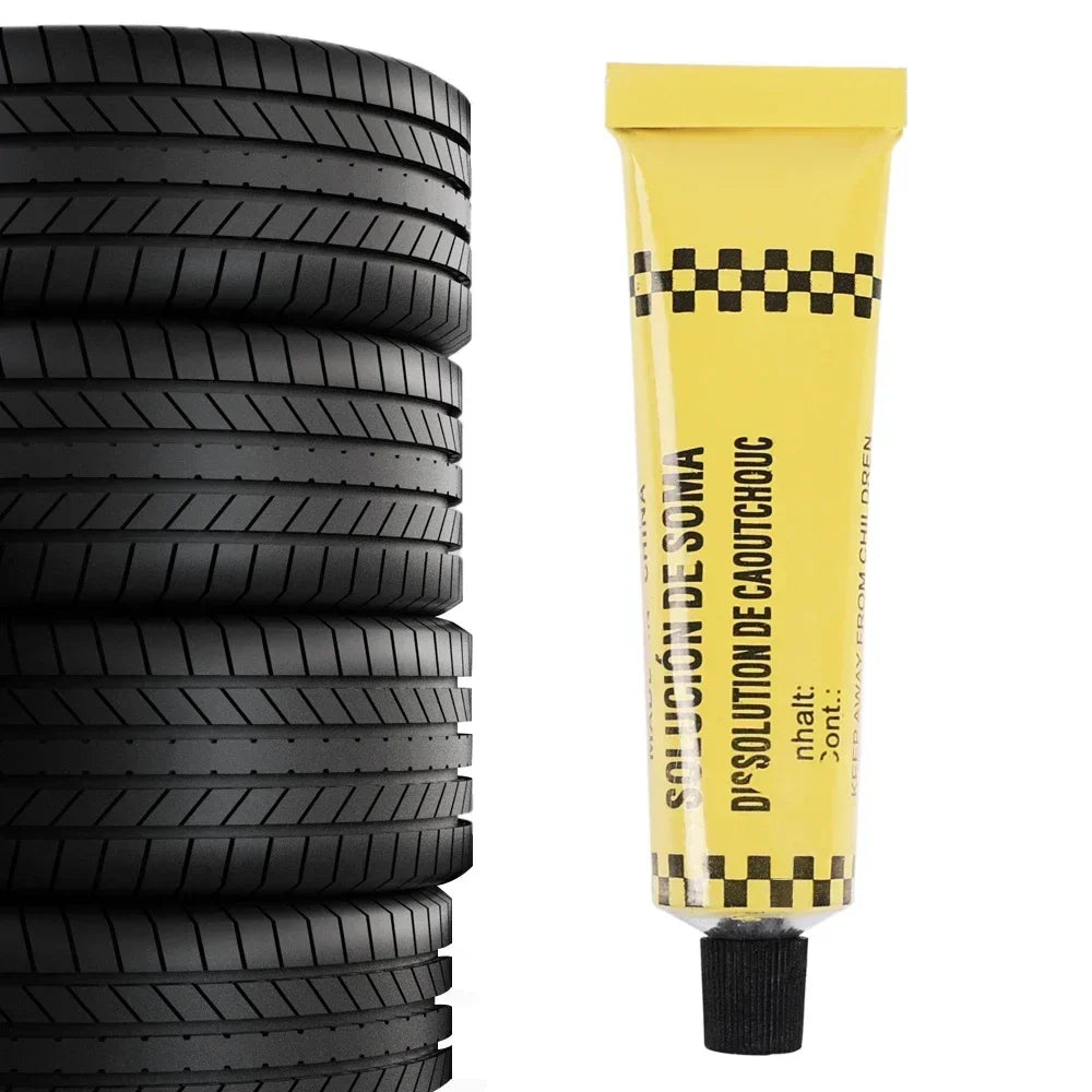 Rubber Cement Tire Repair Glue for Bicycle and Motorcycle Tubes - 9