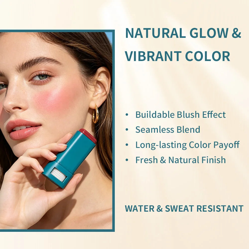 Color Correcting CC Cream and Sunscreen Blush Stick Set - 6