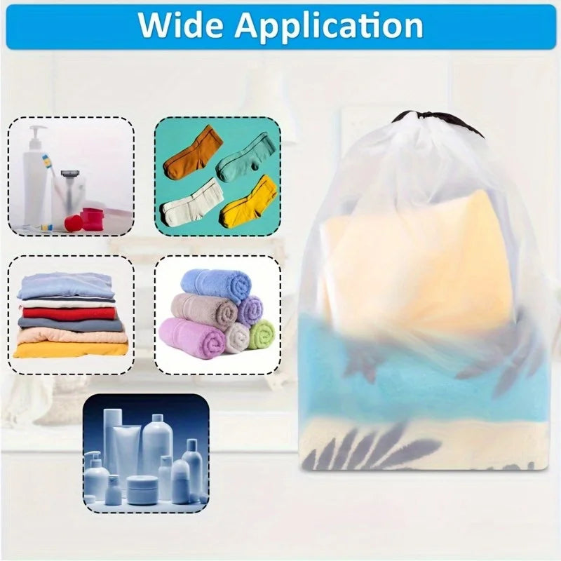 Waterproof Portable Drawstring Storage Bags for Travel - 5