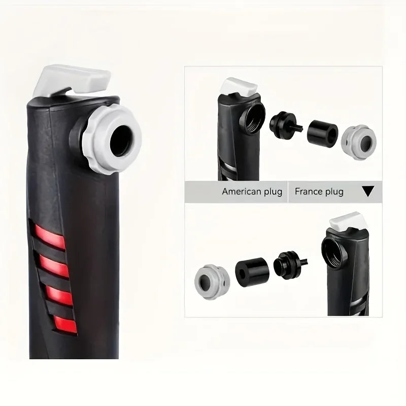 Portable Emergency Bike Tire Repair Kit with Pump - 9