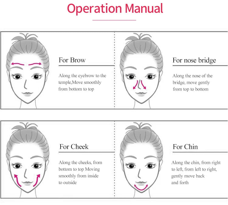 Micro-Current LED Facial Massager for Skin Tightening and Rejuvenation - 16