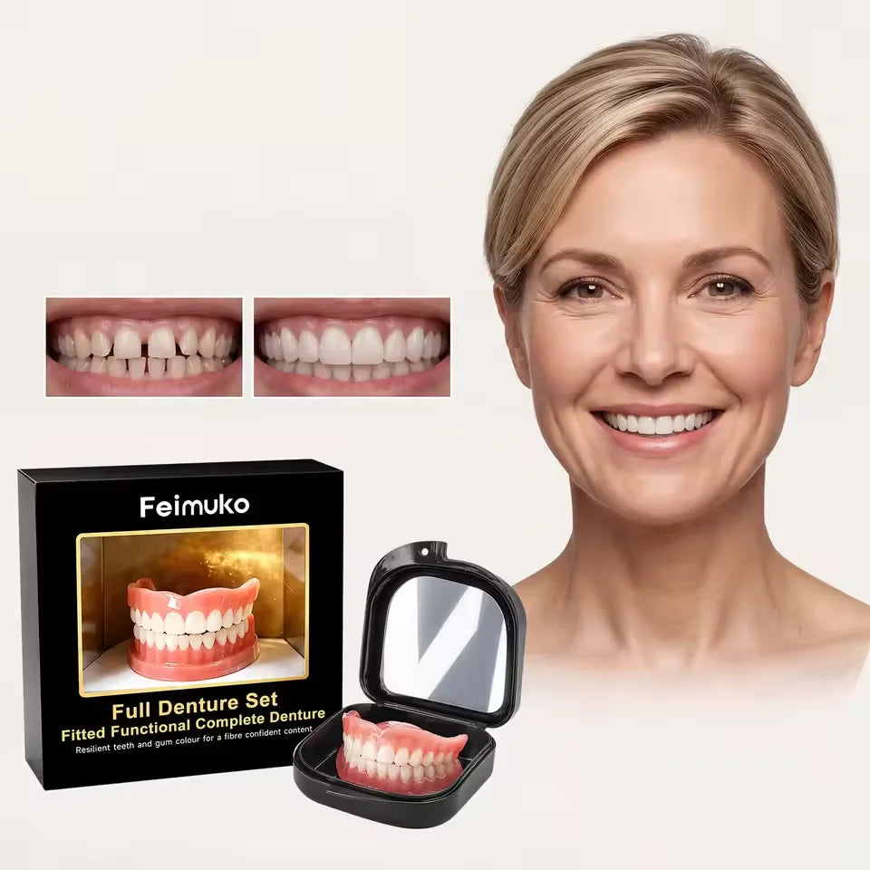 Full Mouth Silicone Denture Set for Natural Smile - 9