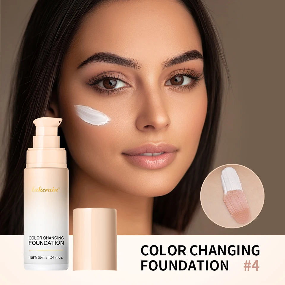 Color-Changing Liquid Foundation for Flawless Radiant Skin