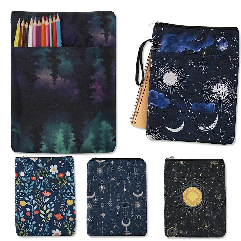 Protective Padded Book Sleeve with Zipper Closure - 2