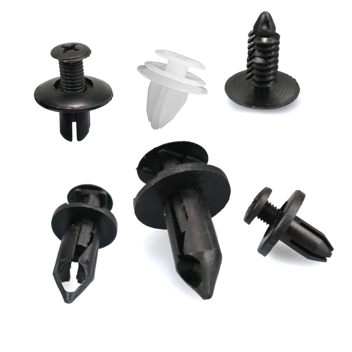 Universal Car Bumper and Trim Fastener Retainer Clip Set