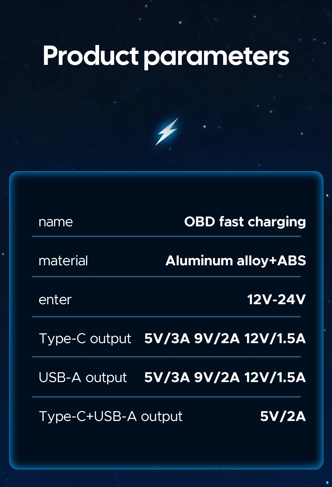 Fast Charging OBD Adapter for Tesla Model 3 Highland and Model Y