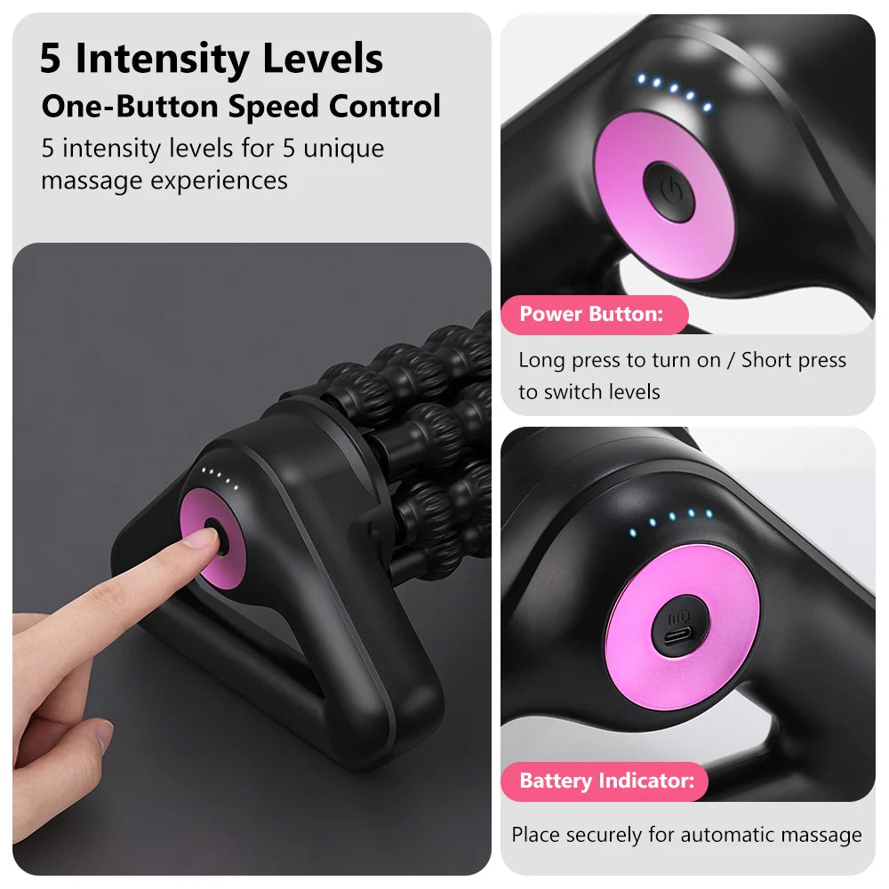 Electric Deep Tissue Muscle Roller Massager for Body Recovery