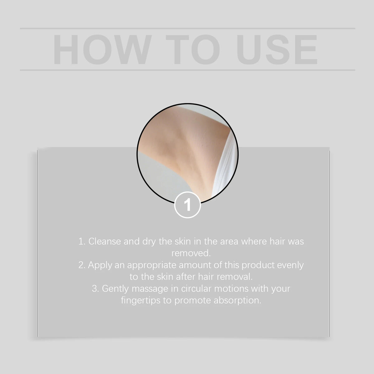 Herbal Cyperus Oil Hair Growth Inhibitor and Soothing Serum
