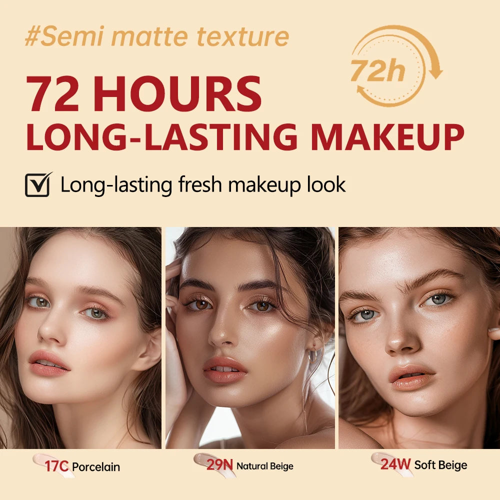 Full Coverage Waterproof Cushion Foundation