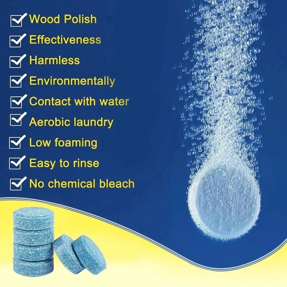 Concentrated Car Windscreen Wiper Cleaning Tablets - 3