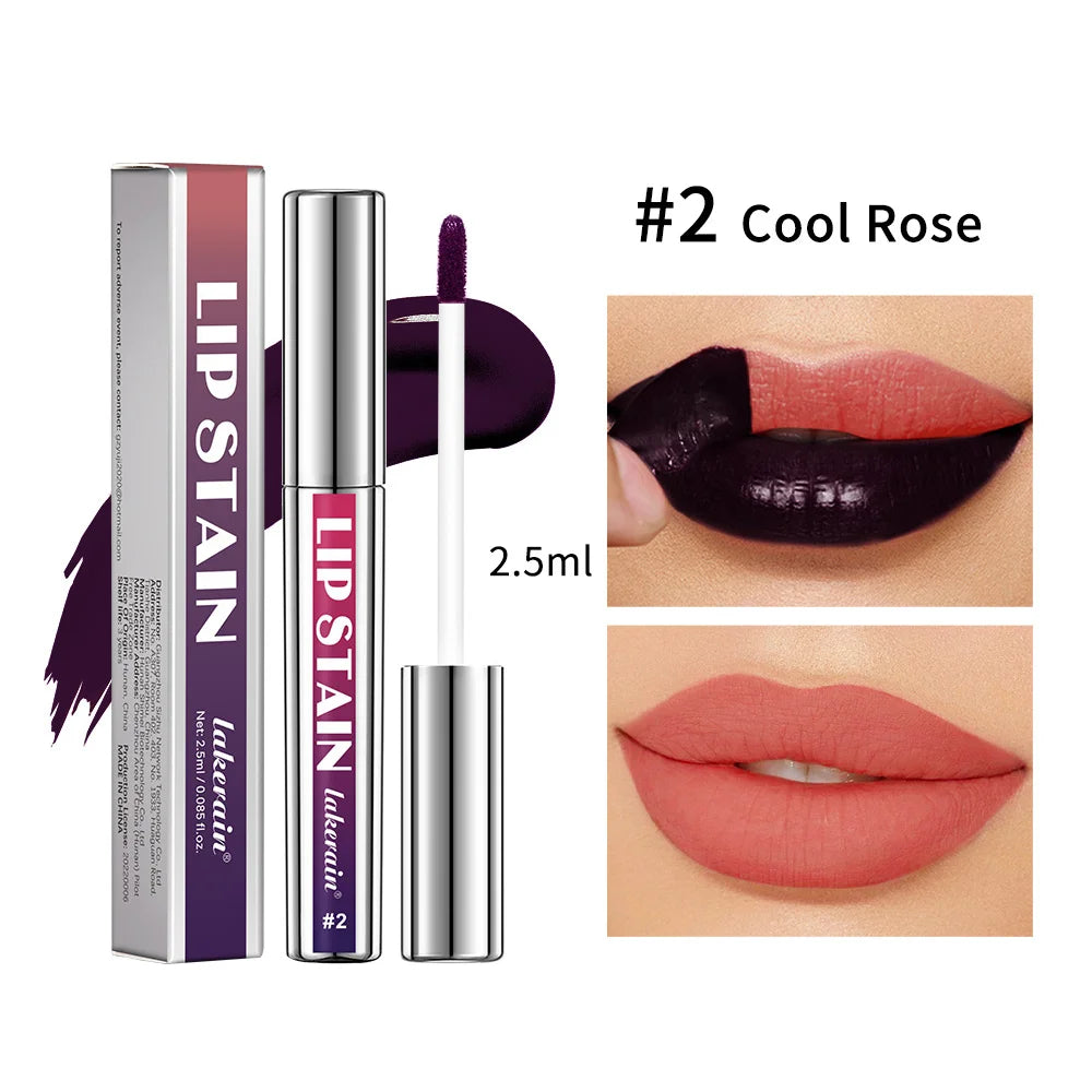 Waterproof Peel-Off Matte Lip Stain Tint - 16