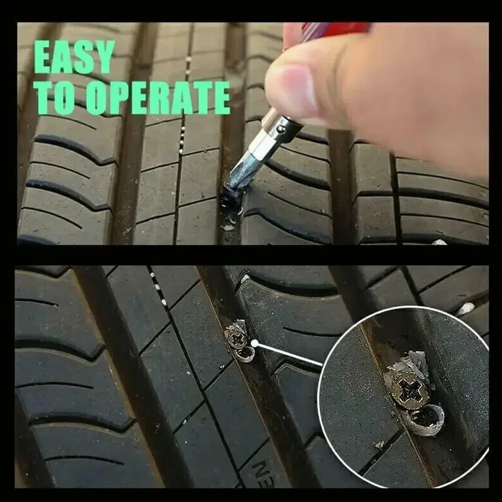 Quick Tire Puncture Repair Rubber Nails for Car and Motorcycle - 3