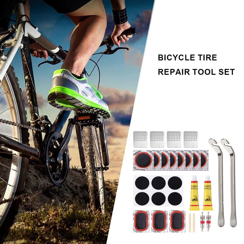 Portable Bike Tire Repair Kit for Road and Mountain Bikes - 3