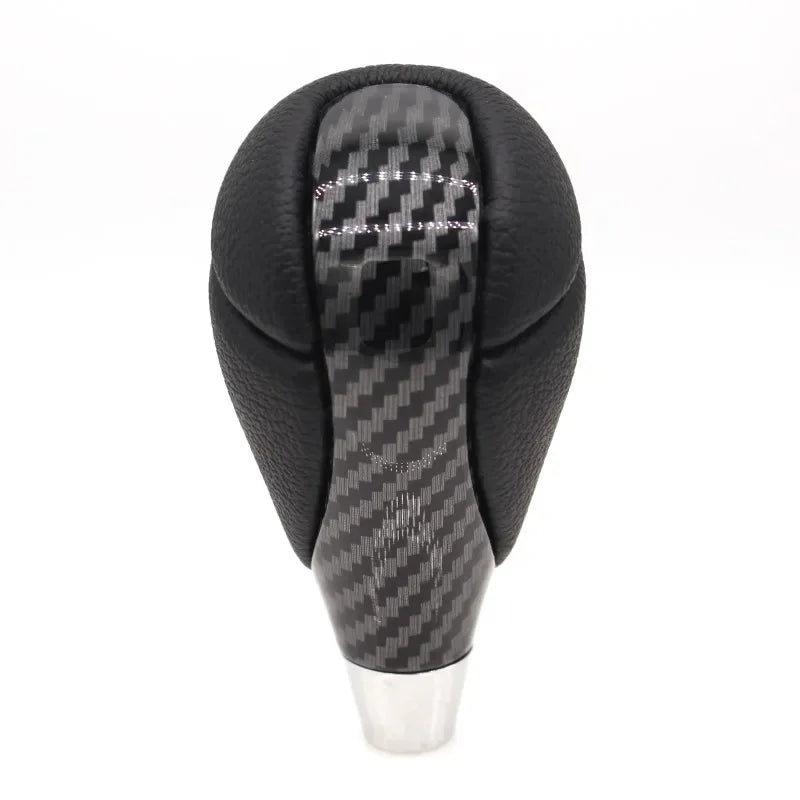 Leather and Wood Grain Gear Shift Knob for Lexus and Toyota