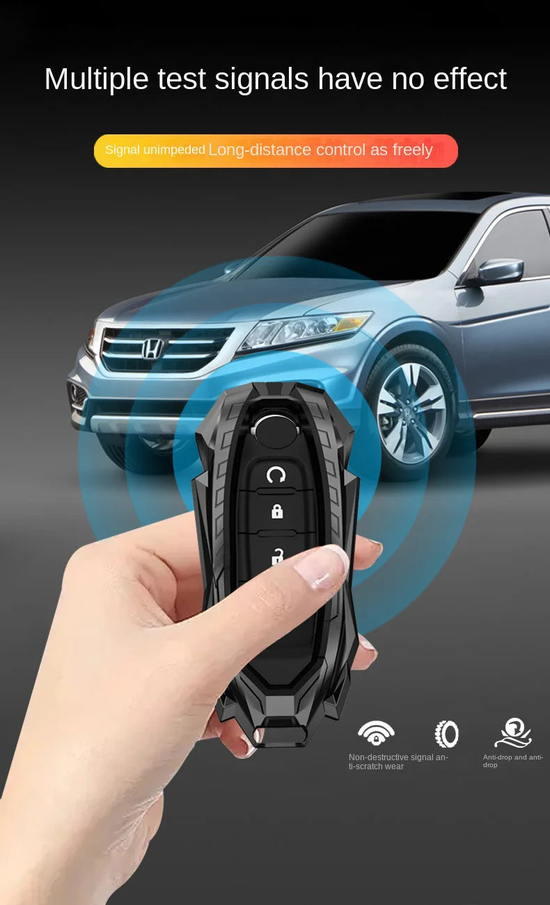Protective Galvanized Alloy Car Key Case Cover for Nissan and Infiniti - 8