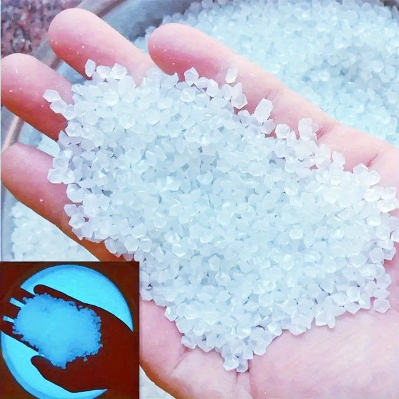 10000pcs Luminous Fluorescent Sand Glow in the Dark Stones for Decor - 12