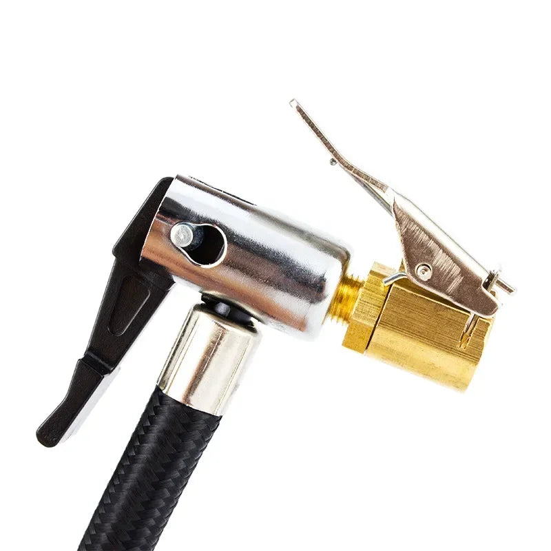 Brass Tire Inflator Air Chuck Pump Connector for Car and Bike - 3