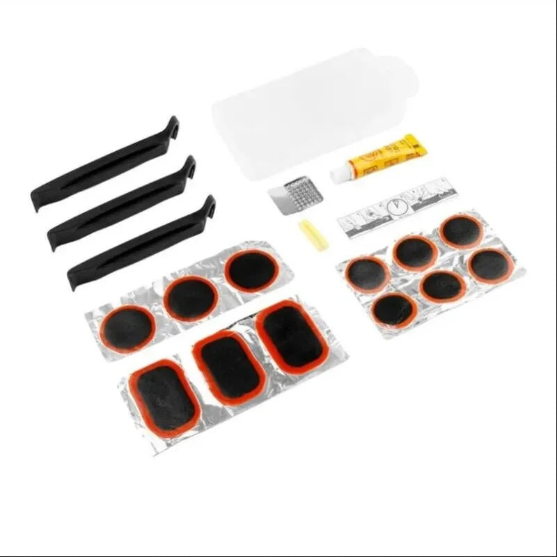 Portable Bicycle Tire Puncture Repair Kit - 6