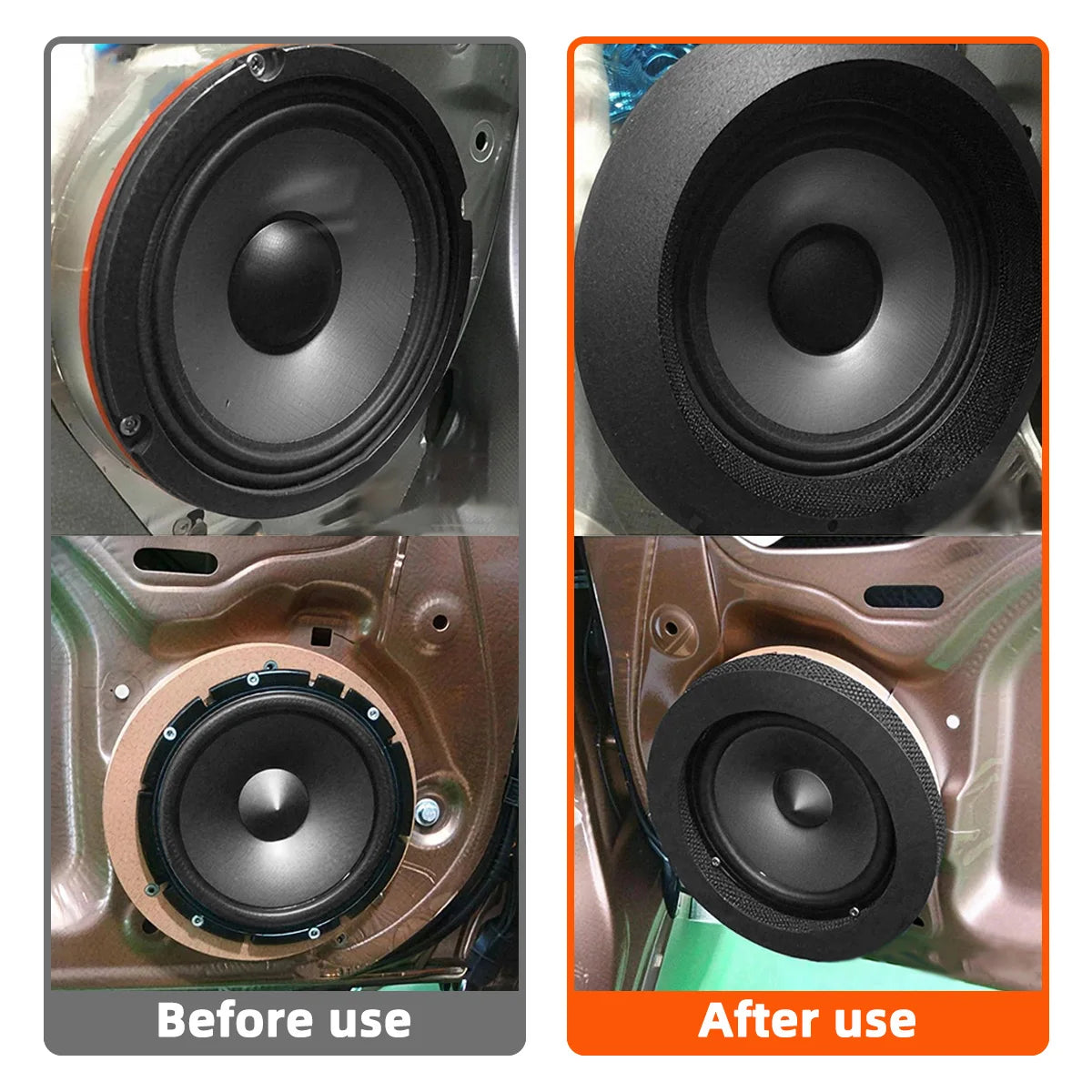 Car Speaker Sound Insulation Foam Ring for Audio Enhancement - 5