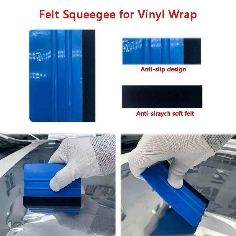 Professional Vinyl Wrap and Window Tint Installation Tool Kit