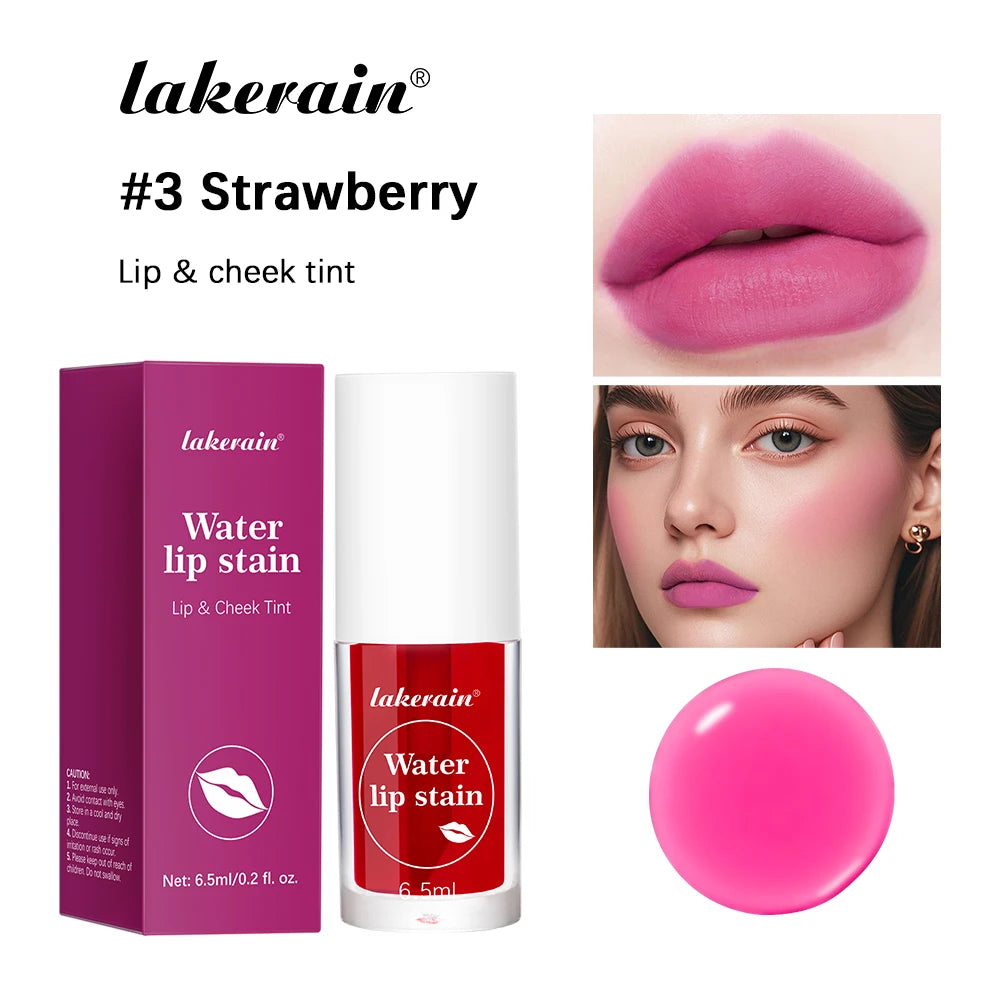 Waterproof Moisturizing Lip Tint and Liquid Blush - 21