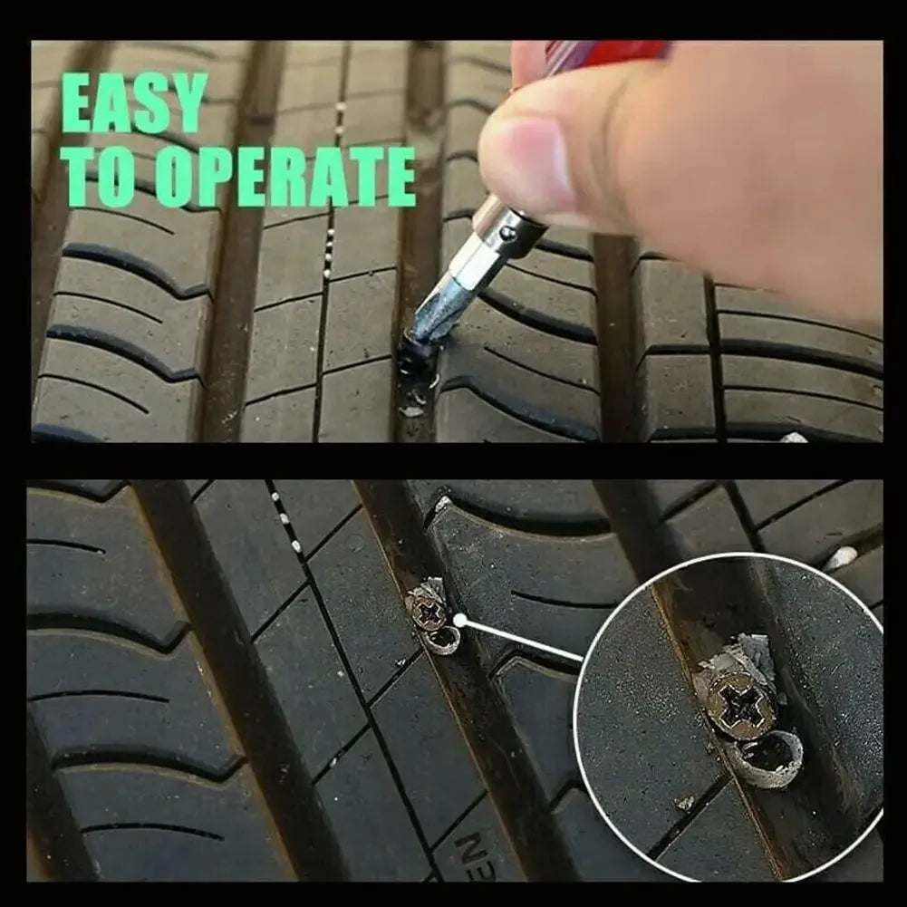 Quick Tire Puncture Repair Rubber Nails for Car and Motorcycle