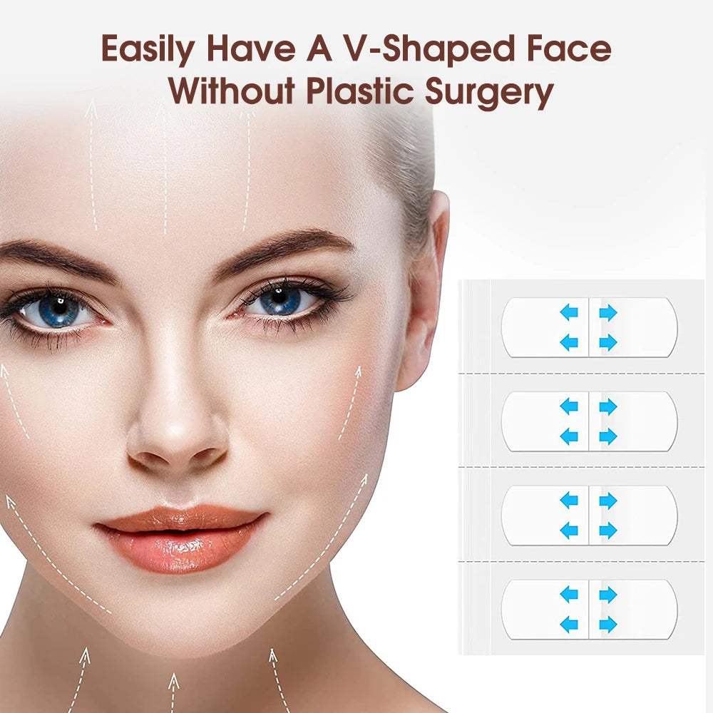 Invisible Face Lifting Tapes for Wrinkle Removal and V-Shape Slimming