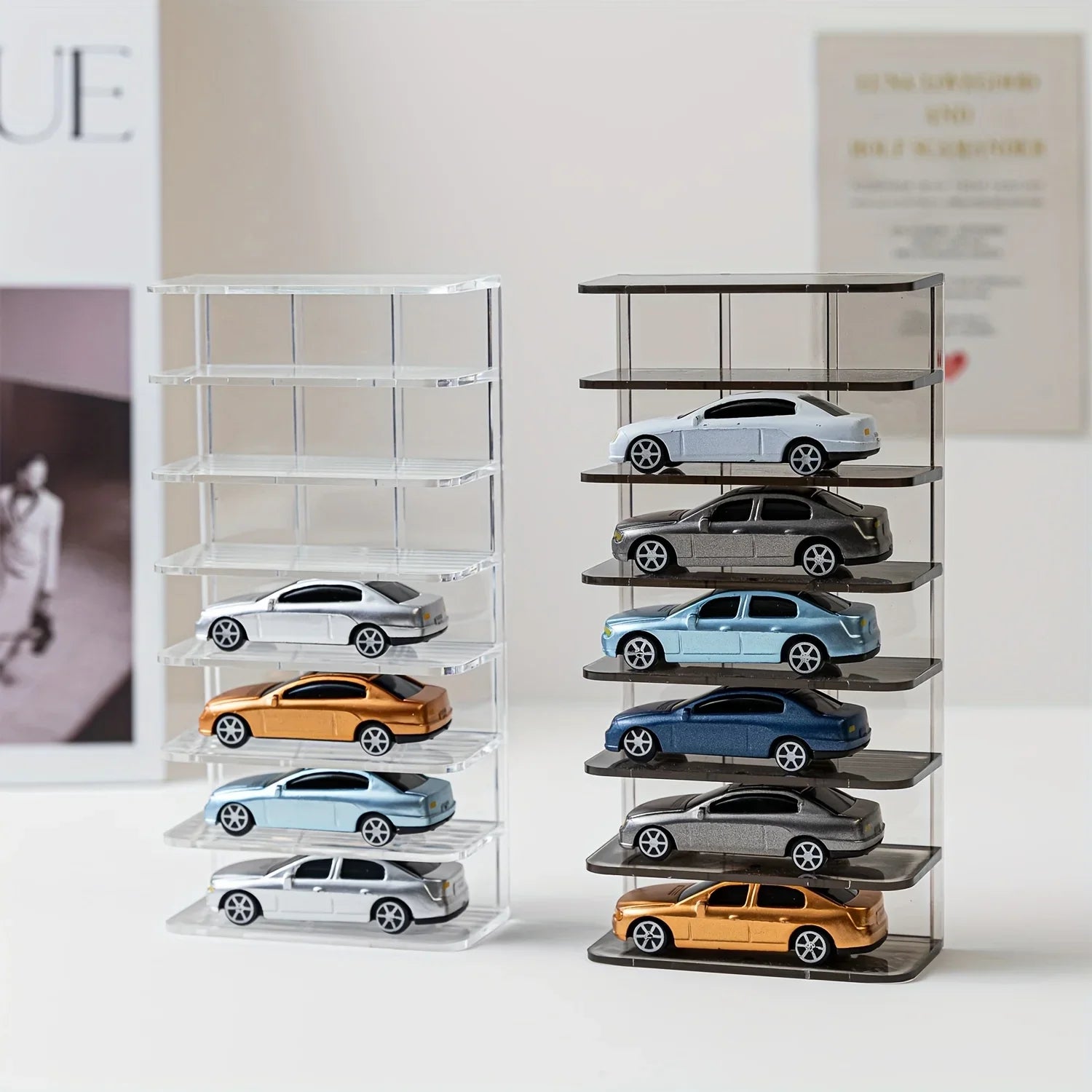 7-Tier Vertical Display Stand for Diecast Model Cars - 4