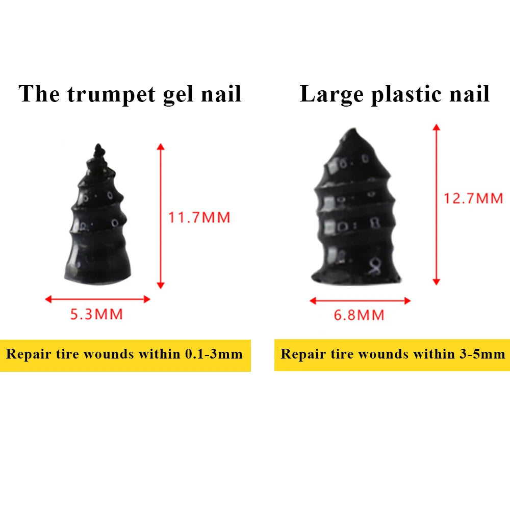 Self-Sealing Emergency Tire Repair Rubber Nails - 5