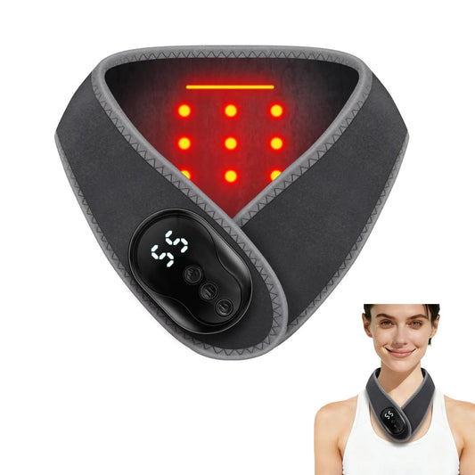 Portable Cordless Vibration Neck and Shoulder Massager Wrap