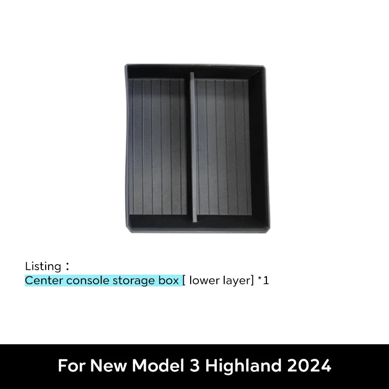 Center Console Storage Organizer for Tesla Model 3 Highland and Model Y - 36