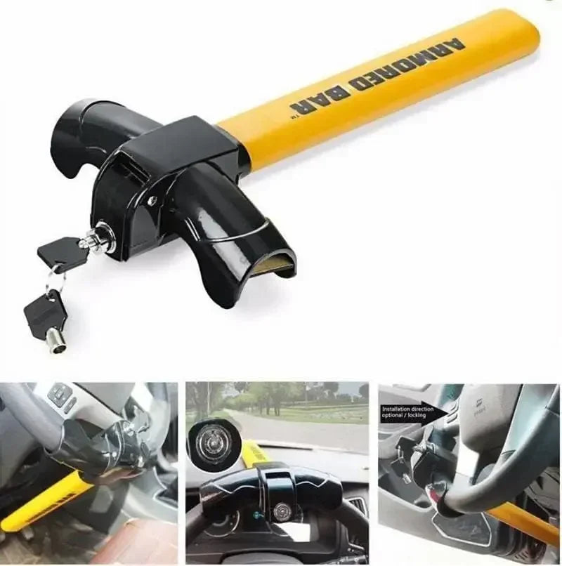 Heavy Duty T-Shaped Anti-Theft Car Steering Wheel Lock
