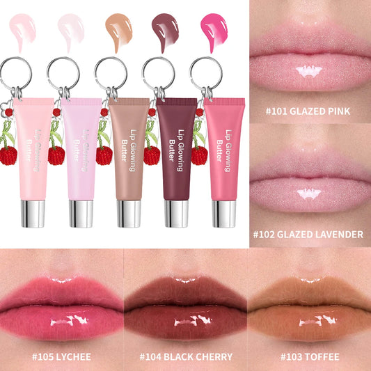 Moisturizing Lip Gloss with Keychain
