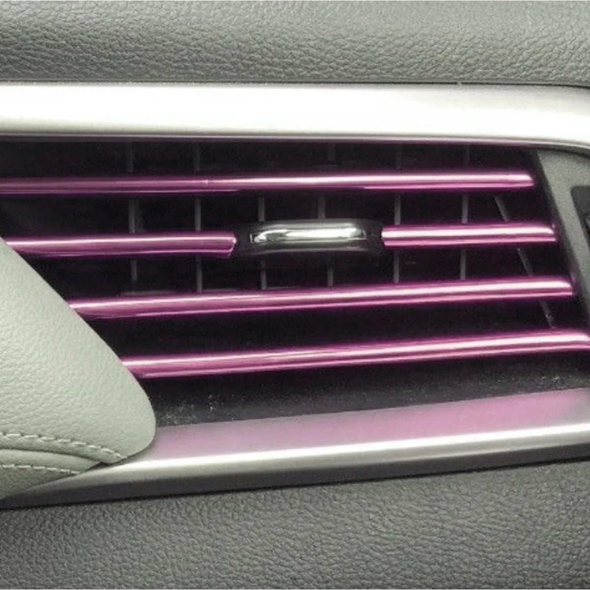 10 Pcs Car Air Vent Decoration Strips U Shaped Interior Trim Styling