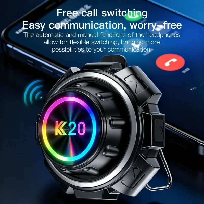 Wireless Motorcycle Helmet Bluetooth Intercom Headset