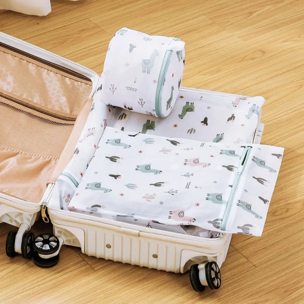 Protective Mesh Laundry Bag Set for Delicate Clothing