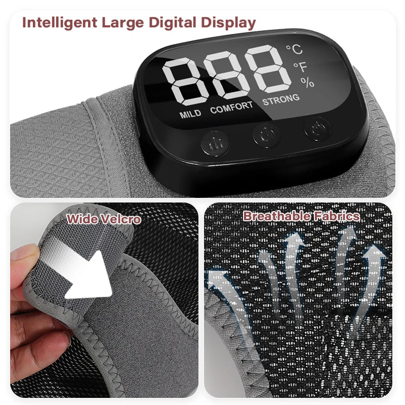 3-in-1 Cordless Vibration Knee and Joint Massager - 11