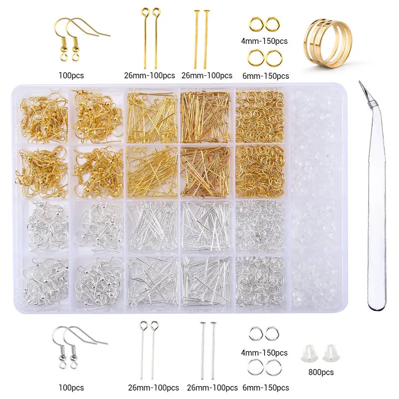 Jewelry Making and Repair Tool Kit with Findings - 12