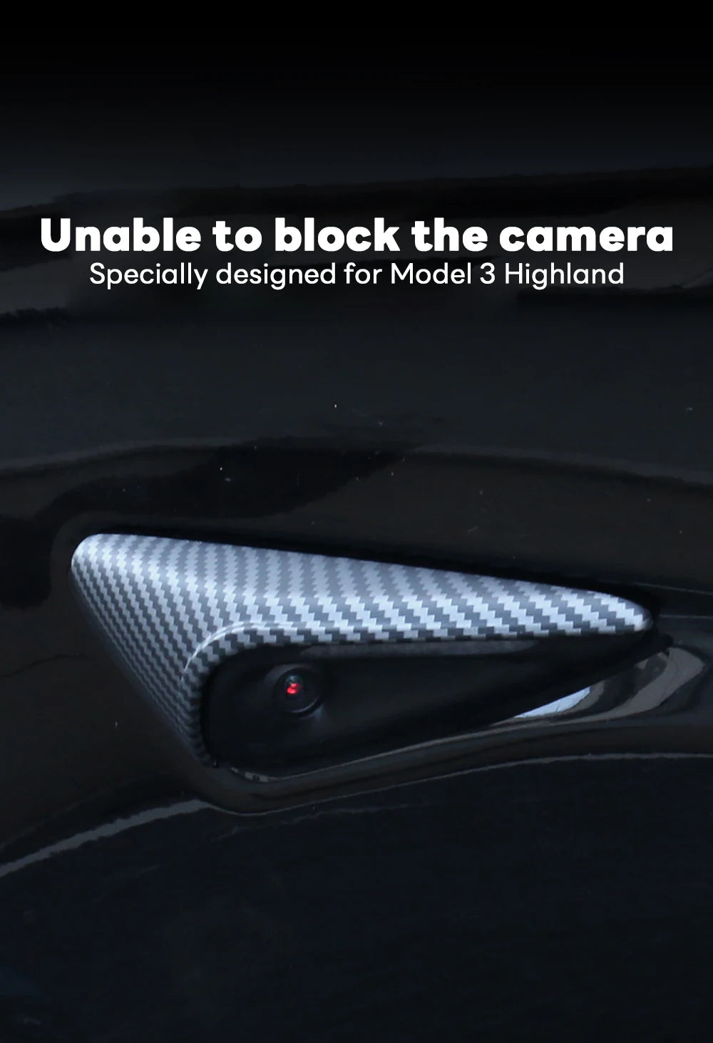 Side Camera Lens Protector for Tesla Model 3 Highland 2024