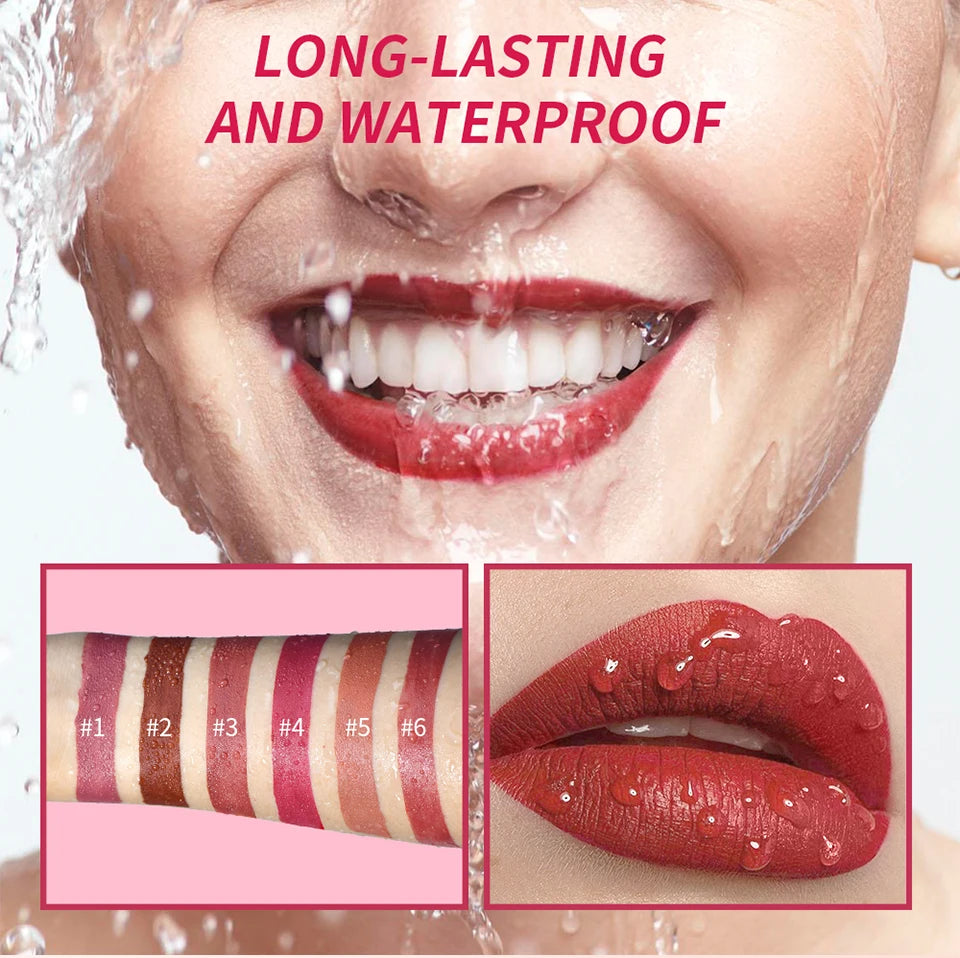 Waterproof Long-Lasting Matte Teddy Lip Tint - 13