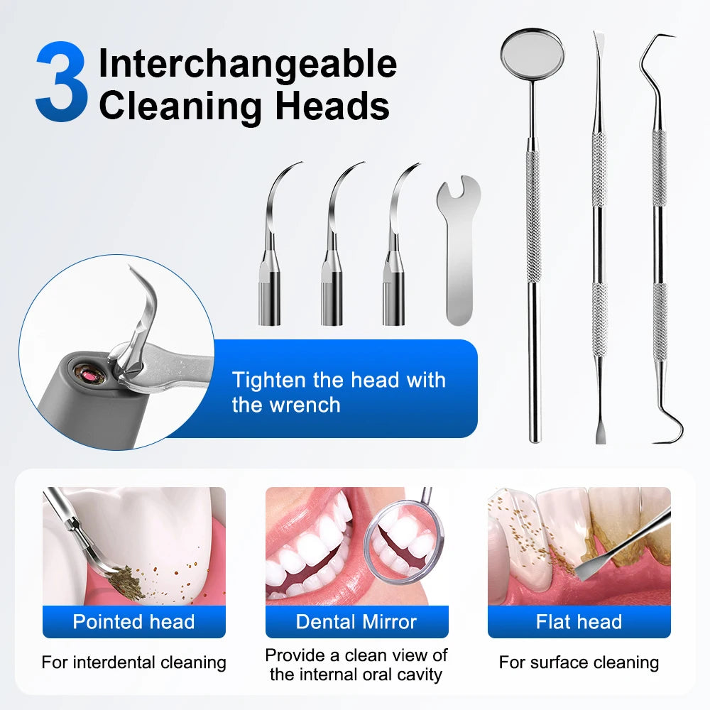 Visual Ultrasonic Dental Scaler with HD Camera for Teeth Cleaning - 12
