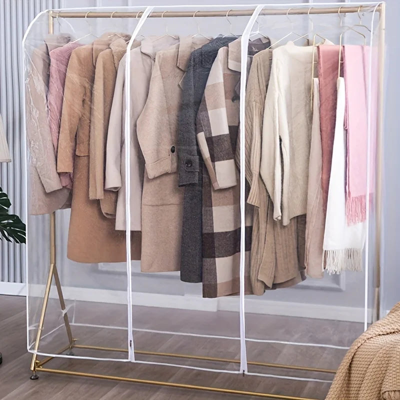 Transparent Hanging Garment Rack Dust Cover