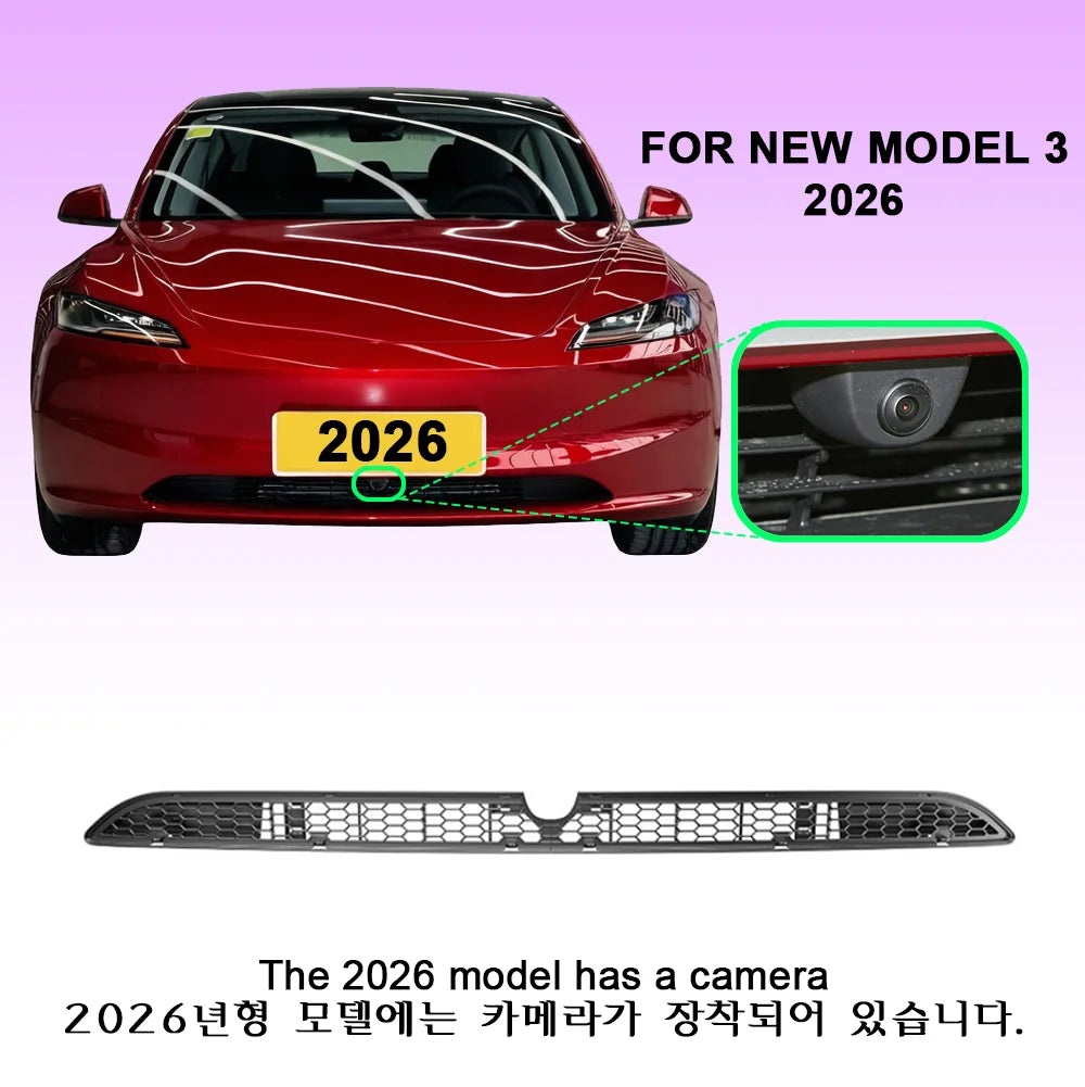 Lower Bumper Anti-Insect Mesh Grille for Model 3 Highland - 8