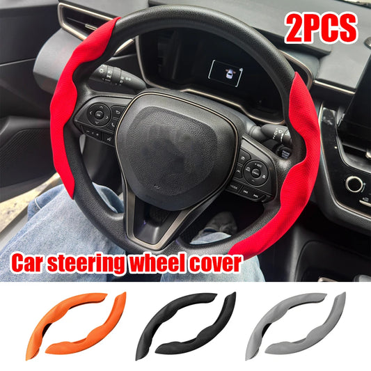 Non-Slip Universal Car Steering Wheel Cover Set