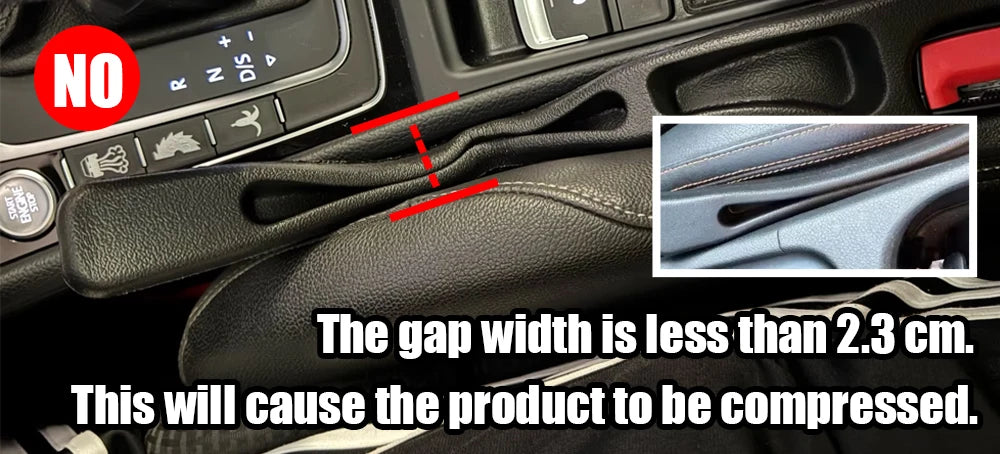 Car Seat Crevice Storage Organizer and Gap Filler
