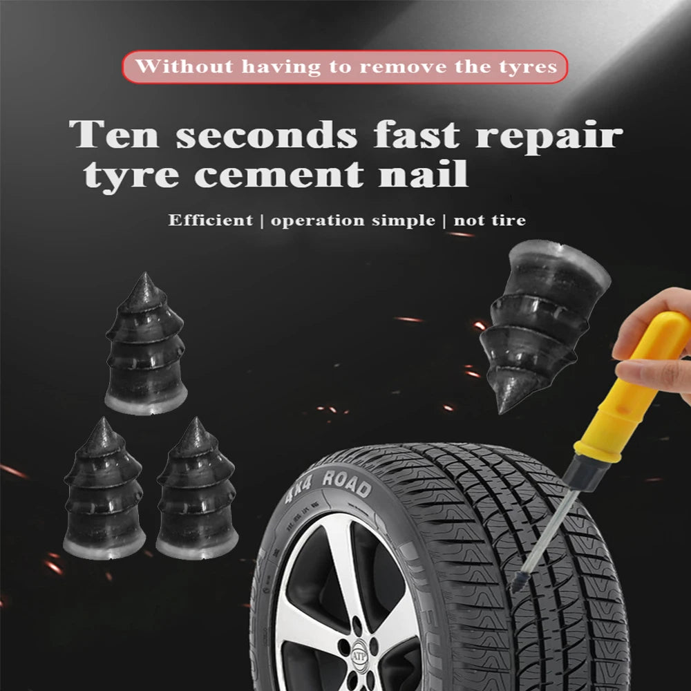 Self-Sealing Emergency Tire Repair Rubber Nails