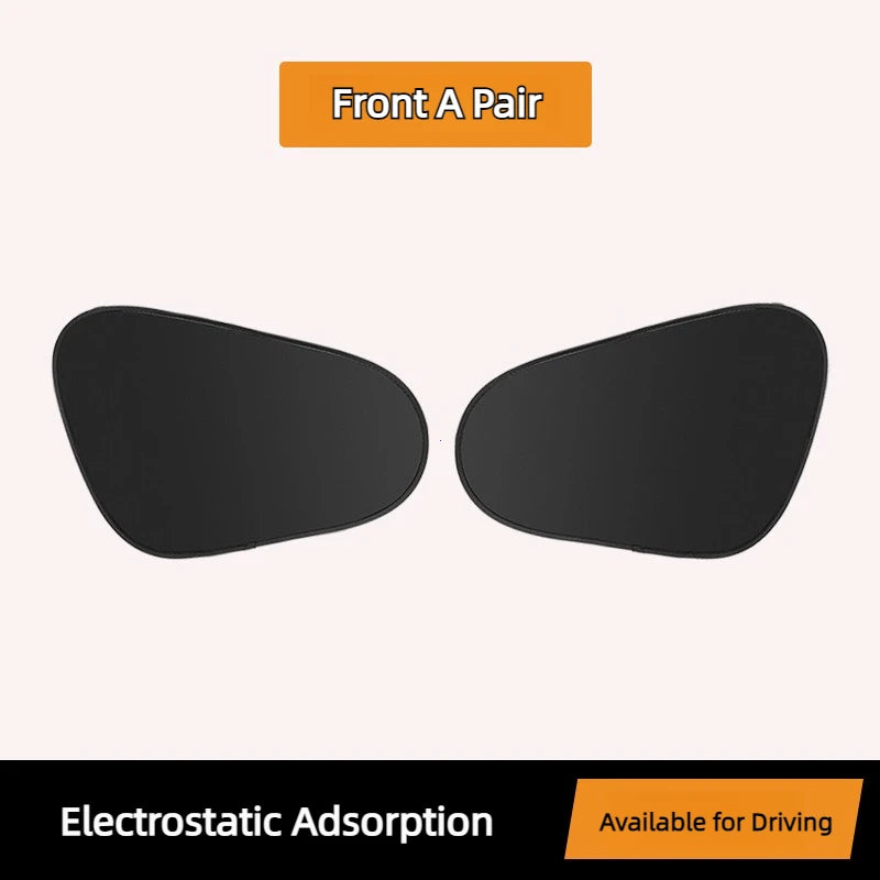 Foldable Electrostatic Car Window Sun Shade for UV Protection - 26