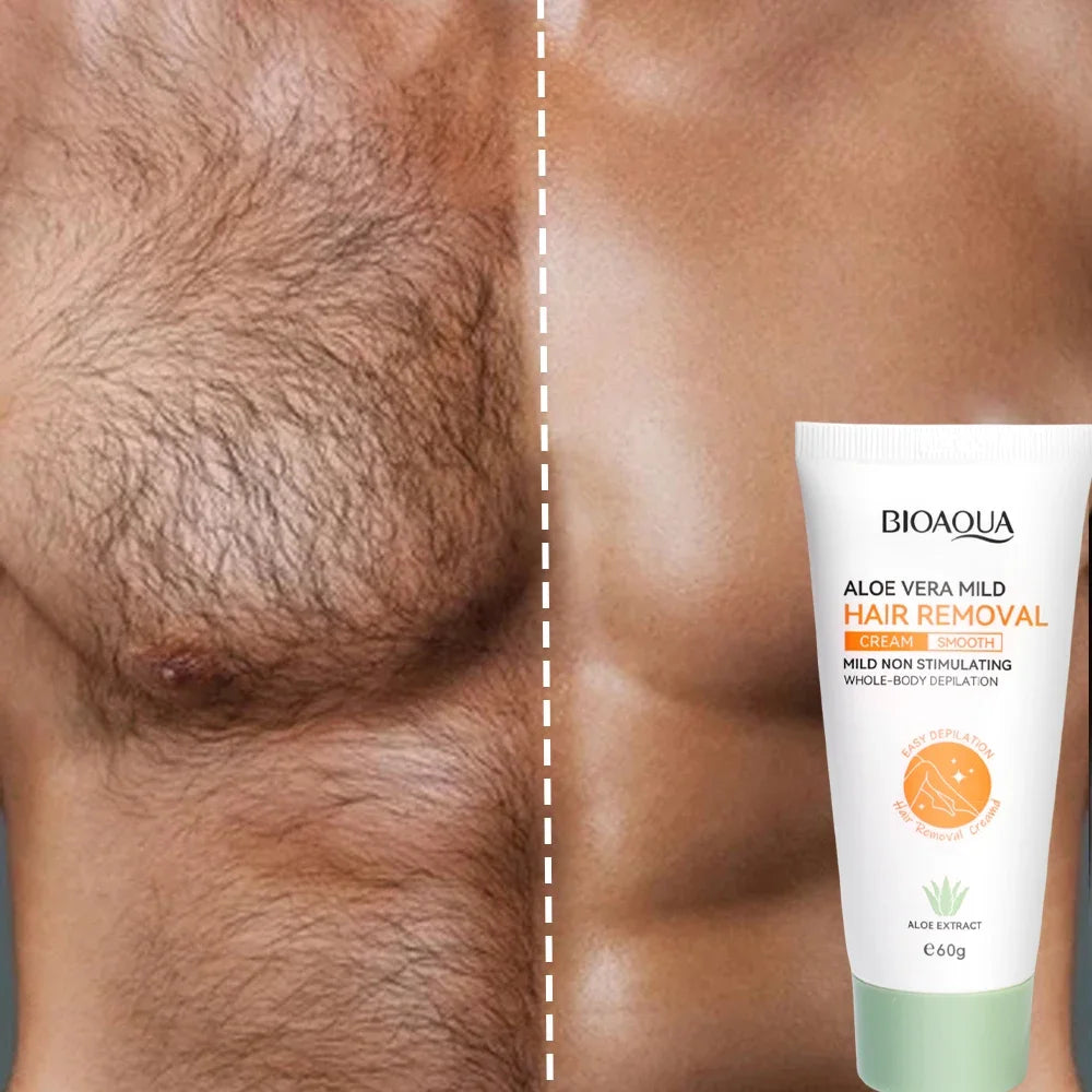 Painless Aloe Vera Hair Removal Cream for Full Body - 8