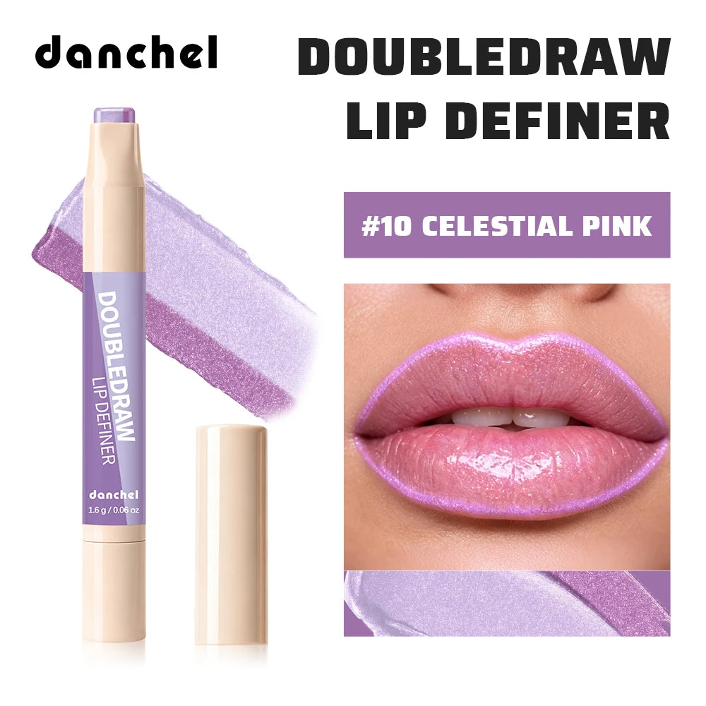 2-in-1 Matte Velvet Lip Liner and Hydrating Lip Gloss