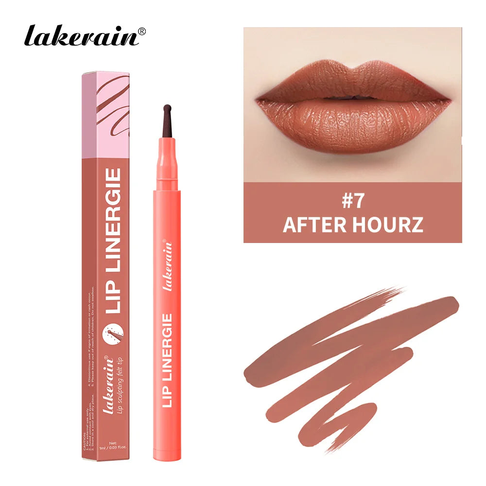 Waterproof Long-Lasting Felt-Tip Lip Liner Stain - 40